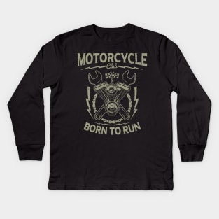 Motorcycle Club Kids Long Sleeve T-Shirt